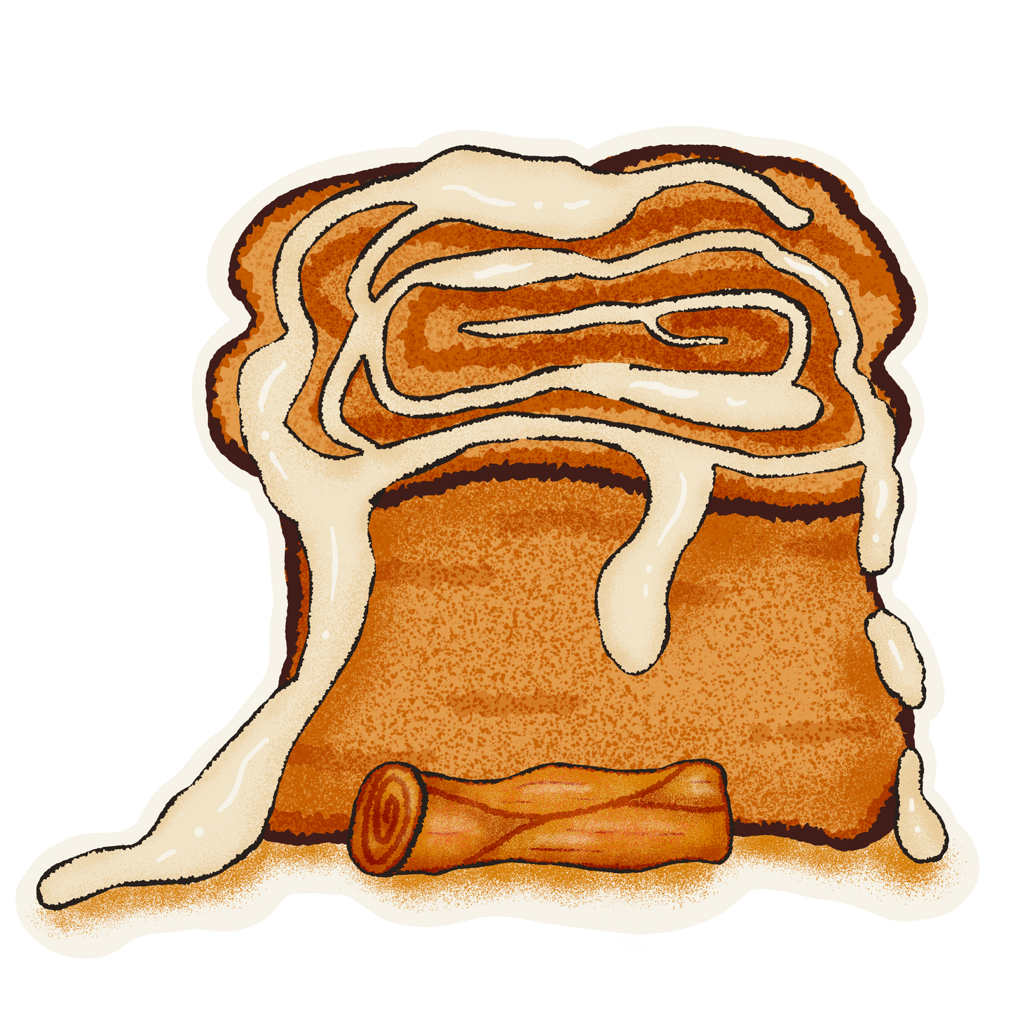 Cinnamon Roll Sticker