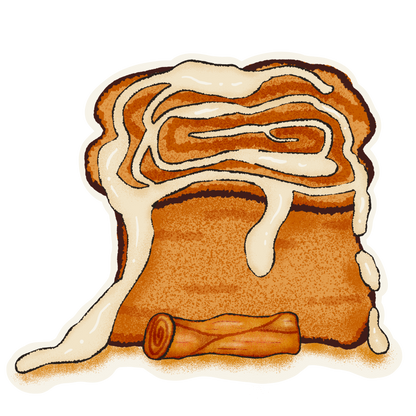 Cinnamon Roll Sticker