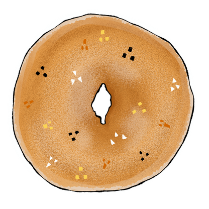 Everything Bagel Sticker