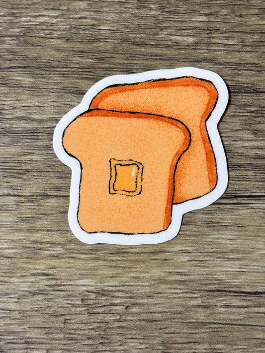 Butter Toast Sticker