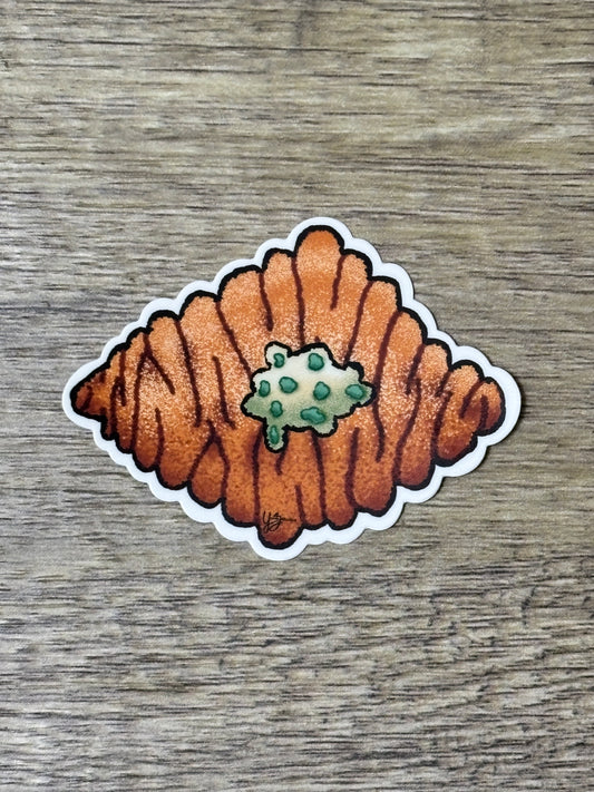 Pistachio Croissant Sticker