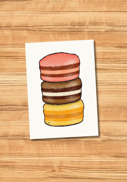 Macaron Stack Mini Art Card