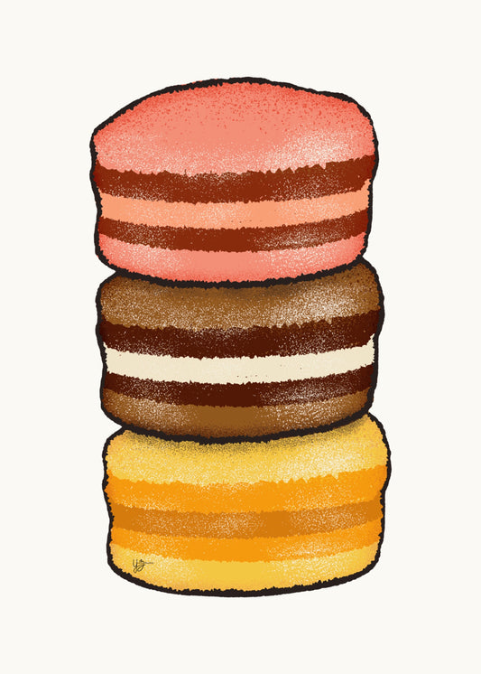 Macaron Stack Art Card